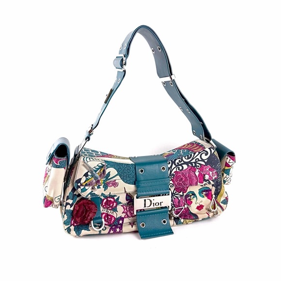 RARE Christian Dior 2004 Limited Edition Dior Loves JohnColumbus Street Chic Bag - Picture 2 of 8